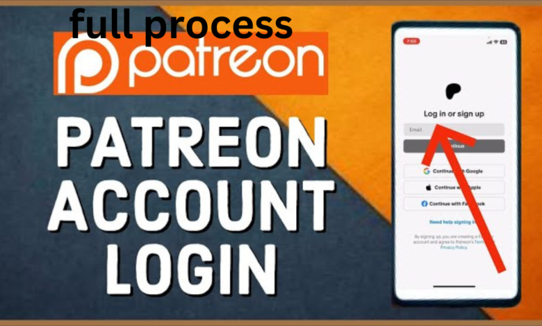 Patreon login