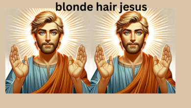 blonde hair jesus