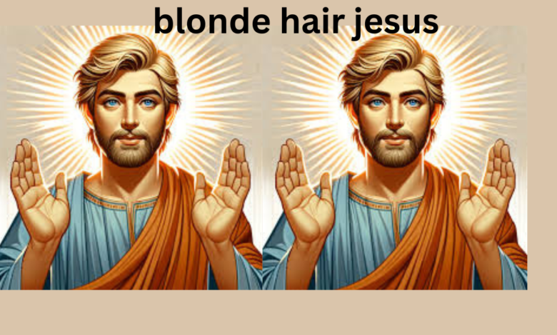 blonde hair jesus