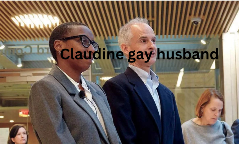 Claudine gay husband